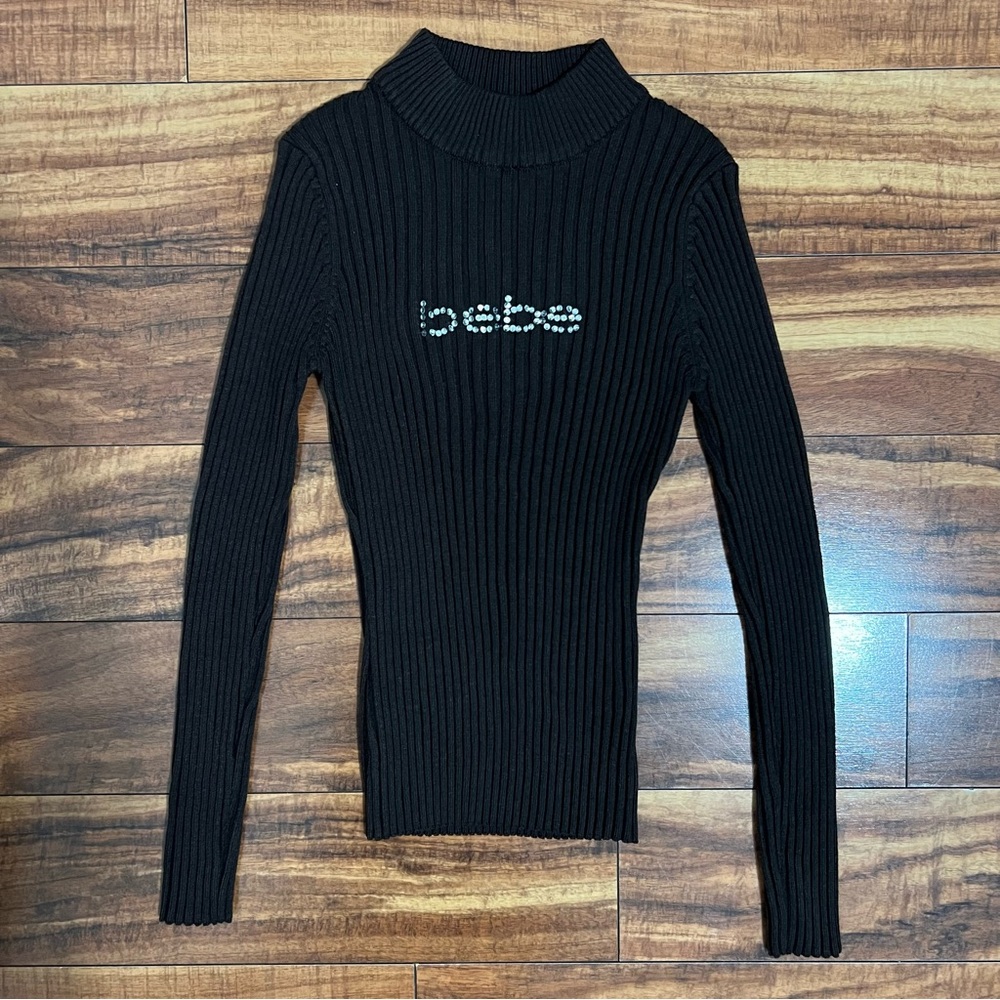 SOLD!!! Y2K Bebe Longsleeve Top - Picture 1 of 4